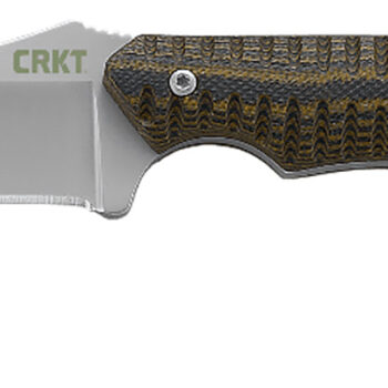 CRKT 2388 S.P.E.W.  3" Fixed Wharncliffe Plain Bead Blasted Black/Brown Blade/G10 Black/Brown G10 Handle Includes Sheath