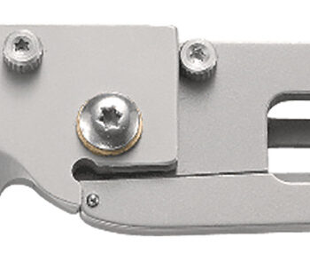 CRKT 5500 K.I.S.S.  2.25" Folding Tanto Plain Bead Blasted 3Cr13MoV SS Blade/Bead Blasted Stainless Steel Handle Includes Pocket Clip