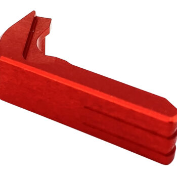 Cross Armory CRGMCRD Mag Catch  Extended Compatible w/ Glock Gen1-3/P80 Red Anodized Aluminum