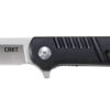CRKT 4031 Razel GT 3.02" Folding Chisel Plain Satin 8Cr13MoV SS Blade Black/ Aluminum Handle Includes Pocket Clip 1 132327