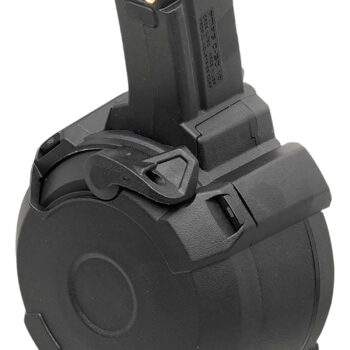 Magpul MAG1181BLK PMAG  Black Drum 50rd 9mm Luger for H&K MP5/94