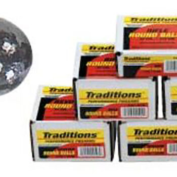 Traditions A1644 Rifle Round Balls  50Cal Lead Ball 177gr 100/Box