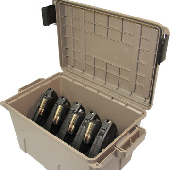MTM Case-Gard TMCAK Tactical Mag Can  Dark Earth Plastic, 30rd Capacity, 7.62x39mm