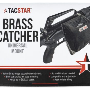 Lyman 1081245 Universal Brass Catcher Black Canvas Velcro Mount