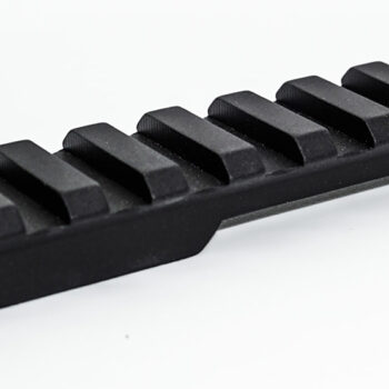 Talley P00252412 Picatinny Rail  Picatinny Black Anodized Aluminum Fits Browning T-Bolt 0 MOA