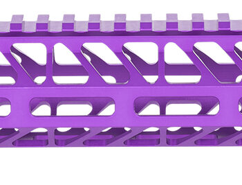 Timber Creek Outdoors ME15HGPPA Enforcer 15 Inch Hand Guard M-LOK  Purple Anodized