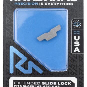 Rival Arms RARA80G003D Slide Lock  Extended Polished Stainless for Glock 43/43X/48