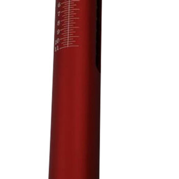 Birchwood Casey TRGSCL Trigger  Scale  Red Aluminum Body with Stainless Steel Trigger Pull & Rubber Black Handle for Firearms