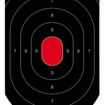 Birchwood Casey 35609 Dirty Bird  Oval Paper Target 12" x 18" 50 Per Pkg