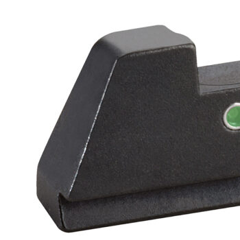 AmeriGlo GL391 Optic Compatible Sight Set for Glock  XL Tall Green Tritium LumiGreen Outline Front Sight-Green Tritium  Rear Sight