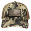 Outdoor Cap USA-170 USA Flag Veil Whitetail/Brown Adjustable Snapback OSFA Structured 1 140547