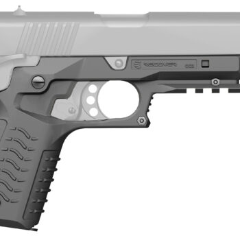 Recover Tactical CC3H04 Grip & Rail System  Gray Polymer Picatinny for Standard Frame 1911