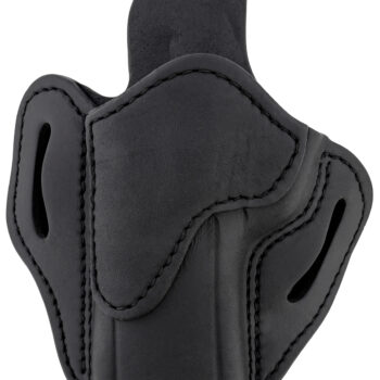 1791 Gunleather ORBH24SBLL BH2.4 Optic Ready OWB 2.4 Stealth Black Leather Belt Slide Fits Walther PPQ/Sig P320/Springfield XD-M Left Hand