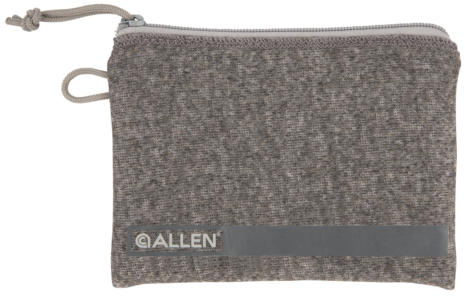 Allen 3625 Pistol Pouch Gray Polyester w/Lockable Zippers, ID Label & Fleece Lining Holds Compact Size Handgun 5" L x 7" W Interior Dimensions 3 Allen 3625 Pistol Pouch Gray Polyester w/Lockable Zippers, ID Label & Fleece Lining Holds Compact Size Handgun 5" L x 7" W Interior Dimensions