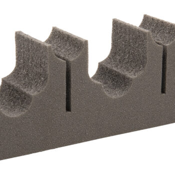 Allen 5658 Firearm & Fishing Rod Magnetic Holder Black Metal/Foam Holds 3 Rifle/Shotgun