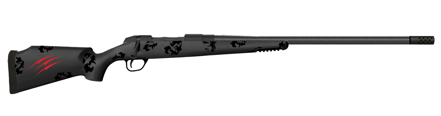 Fierce Firearms FCTRG300WIN24BBO CT Rage 300 Win Mag Caliber with 3+1 Capacity, 24" Carbon Fiber Barrel, Black Cerakote Metal Finish & Blackout Camo Fixed Fierce Tech C3 Stock, Right Hand (Full Size) 3 Fierce Firearms FCTRG300WIN24BBO CT Rage 300 Win Mag Caliber with 3+1 Capacity, 24" Carbon Fiber Barrel, Black Cerakote Metal Finish & Blackout Camo Fixed Fierce Tech C3 Stock, Right Hand (Full Size)