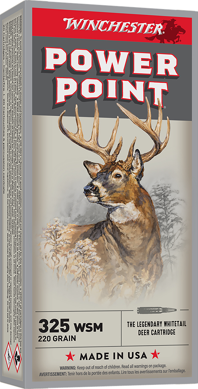 Winchester Ammo X325WSM Power-Point 325WSM 220gr 20 Per Box/10 Case 3 Winchester Ammo X325WSM Power-Point 325WSM 220gr 20 Per Box/10 Case