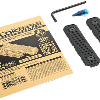 Strike Industries AR-CM-COVER-L-BK Cable Management Cover Long 3.14"L Black Polymer for M-Lok