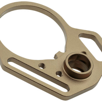 Strike Industries ARULMFEP&ACNFDE QD End Plate QD End Plate with Hook Attachments & Anti-Rotation Castle Nut, Flat Dark Earth Finish