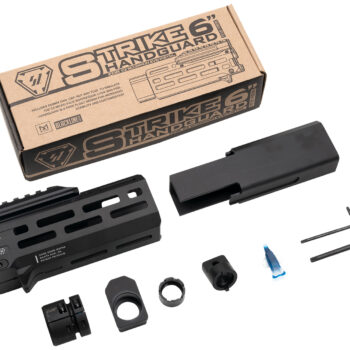 Strike Industries CEVO-HG-6-BK Strike  6" M-Lok Black Aluminum with Faux Suppressor for CZ Scorpion EVO (7.72" Barrel Length)