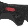 S.O.G SOG11120141 Trident AT 3.70" Folding Clip Point Plain Black TiNi Cryo D2 Steel Blade/Black w/Red Accents GRN Handle Features Line Cutter/Glass Breaker 2 144904