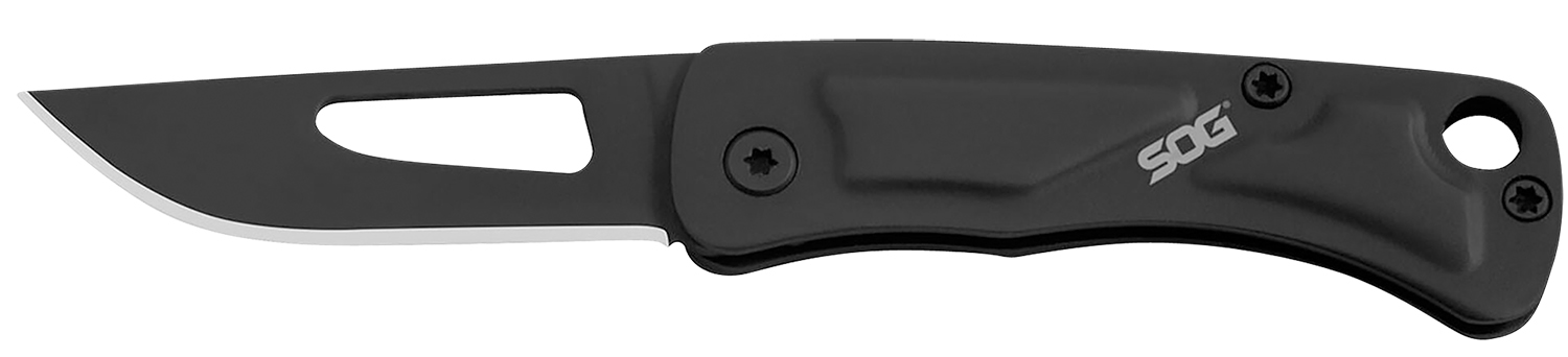 S.O.G SOG-CE1002-C Centi I 1.40" Folding Straight Back Plain Black Hardcased Stainless Steel Blade/Black Stainless Steel Handle 3 S.O.G SOG-CE1002-C Centi I 1.40" Folding Straight Back Plain Black Hardcased Stainless Steel Blade/Black Stainless Steel Handle