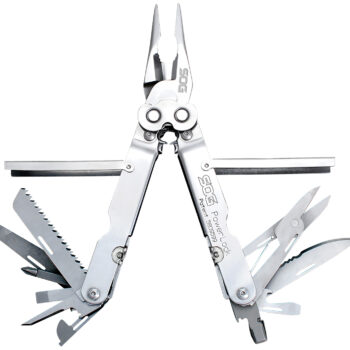 S.O.G SOG-S60N-CP PowerLock  Polished 420 Stainless Steel 7" Long Includes Sheath