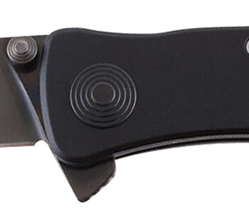 S.O.G SOGTWI12CP Twitch II 2.65" Folding Plain Black Hardcased TiCN AUS-8A SS Blade Black Anodized Aluminum Handle Includes Pocket Clip