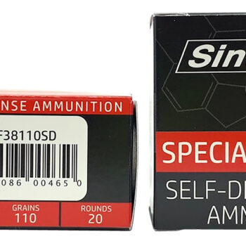 SinterFire Inc SF38110SD Special Duty (SD)  38Special 110gr Lead Free Frangible Hollow Point 20 Per Box/10 Case