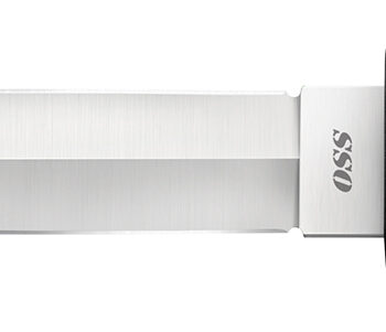 Cold Steel CS39LSSC OSS  8.25" Fixed Plain AUS-8A SS Blade/Black Textured Kray-Ex Handle Includes Sheath