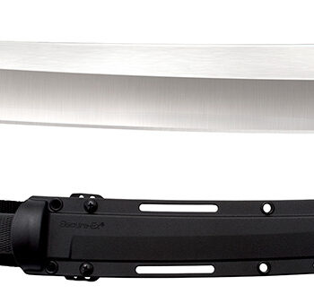 Cold Steel CS35AE Magnum Tanto XII  12" Fixed Tanto Plain Satin VG-10 San Mai Blade/Black Textured/Oval Kray-Ex Handle Includes Sheath