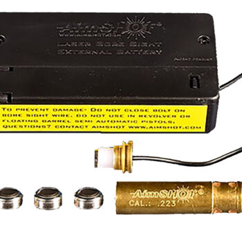 AimShot MBS22320X Modular Bore Sight  223 Rem Brass Includes Batteries