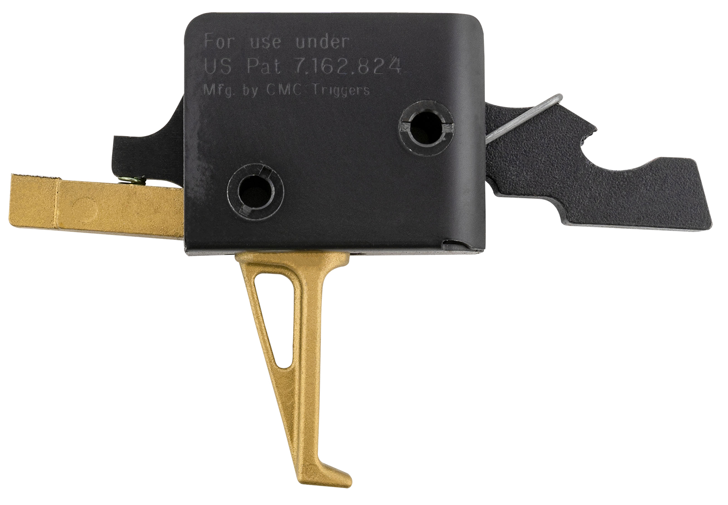 CMC Triggers 91503GF Drop-In Gold Finger Single-Stage Flat Trigger w/ 3-3.50 lbs Draw Weight & Gold Finish 3 CMC Triggers 91503GF Drop-In Gold Finger Single-Stage Flat Trigger w/ 3-3.50 lbs Draw Weight & Gold Finish