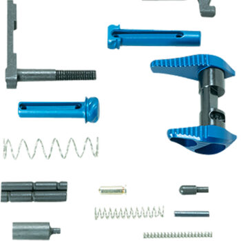 Timber Creek Outdoors ARLPKB Lower Parts Kit  Blue Anodized Aluminum for AR-15