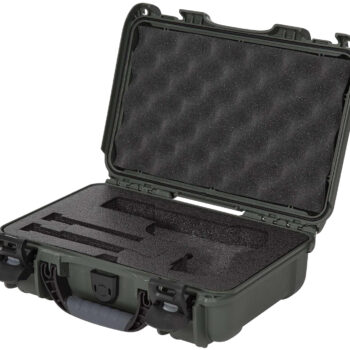 Nanuk 909CLASG6 909 Classic Gun Case Waterproof & Airline Approved Olive Polyethylene w/ Closed-Cell Foam 11.44" L x 7" W x 3.68" H Interior Dimensions