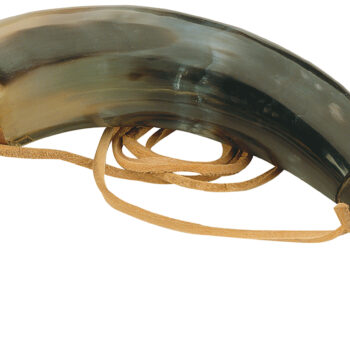 Traditions A1252 Authentic Powder Horn  with Sling and Wood Cap