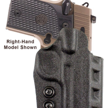 DeSantis Gunhide D94KB8WZ0 Cazzuto  OWB Black Kydex Paddle Fits Springfield Prodigy w/wo Red Dot Fits 4.25-5" Barrel Left Hand