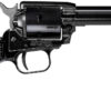 Heritage Mfg RR22MB4PG Rough Rider 22 LR/22 WMR 6 Shot, 4.75" Black Steel Barrel, Black Cerakote Zinc Alloy Frame, Black Cerakote Cylinder, Black Polymer Grip, Hammer/Thumb Safety, Exposed Hammer 1 149657 1