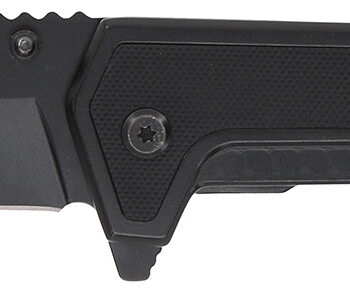 Smith & Wesson Knives 1160826 M&P Body Guard Folding Plain Black 8Cr13MoV SS Blade 5.26" Black Steel/G10 Handle Includes Pocket Clip