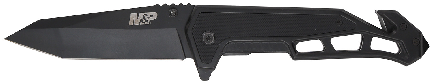 Smith & Wesson Knives 1160826 M&P Body Guard Folding Plain Black 8Cr13MoV SS Blade 5.26" Black Steel/G10 Handle Includes Pocket Clip 3 Smith & Wesson Knives 1160826 M&P Body Guard Folding Plain Black 8Cr13MoV SS Blade 5.26" Black Steel/G10 Handle Includes Pocket Clip