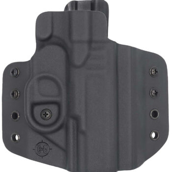 C&G Holsters 1212100 Covert  OWB Black Kydex Belt Loop Fits Walther PDP 4" Right Hand