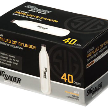 Sig Sauer Airguns AC1240 CO2 Cylinders Cartridges, 12 Grams, 40 Per Box