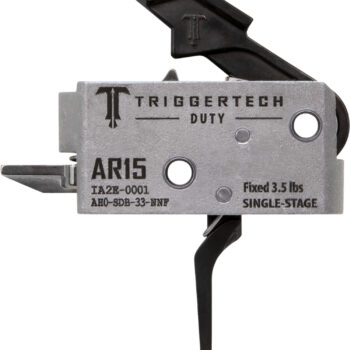 TriggerTech AH0SDB33NNF Duty  Flat Trigger Single-Stage 3.50 lbs Draw Weight Fits AR-15