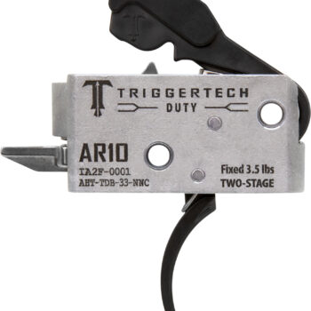 TriggerTech AHTTDB33NNC Duty  Curved Trigger Two-Stage 3.50 lbs Draw Weight Fits AR-10