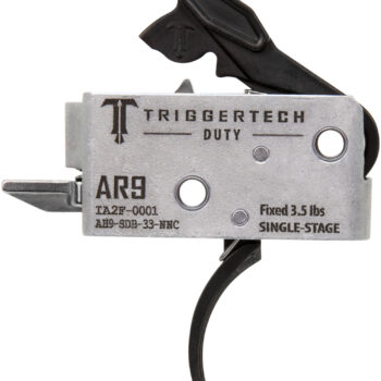 TriggerTech AH9SDB33NNC Duty  Curved Trigger Single-Stage 3.50 lbs Draw Weight Fits AR-9