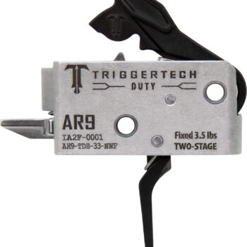 TriggerTech AH9TDB33NNF Duty  Flat Trigger Two-Stage 3.50 lbs Draw Weight Fits AR-9