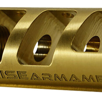 Rise Armament RA701223TIN RA-701  Gold Nitride Titanium with 1/2"-28 tpi Threads for 22 Cal