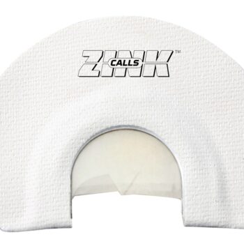 ZINK ZNKZNK312 Lucky Lady  Diaphragm Call Triple Reed Turkey Sounds White V-Notch Cut
