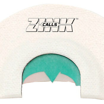 ZINK ZNKZNK313 Wicked Lady  Diaphragm Call Double Reed Turkey Sounds White Bat Cut
