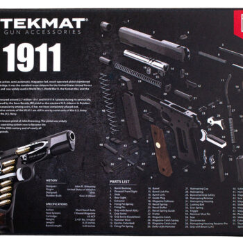 TekMat TEKR2019113D  Ultra 20 Cleaning Mat Black/White Rubber 15"x20" 1911 Parts Diagram